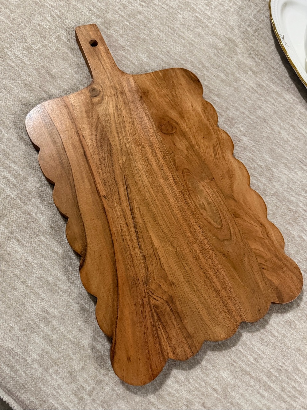 The Pioneer Woman Scalloped Edge Wood Serving Paddle - Warm Brown